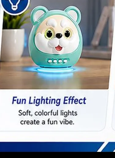 Fun lighting effect — soft colorful lights
