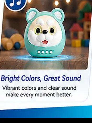 Bright colors, great sound
